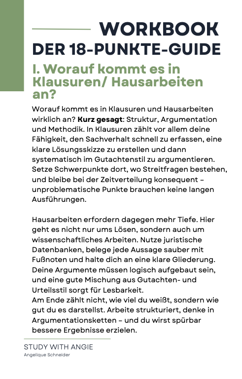 Der 18-Punkte-GUIDE
