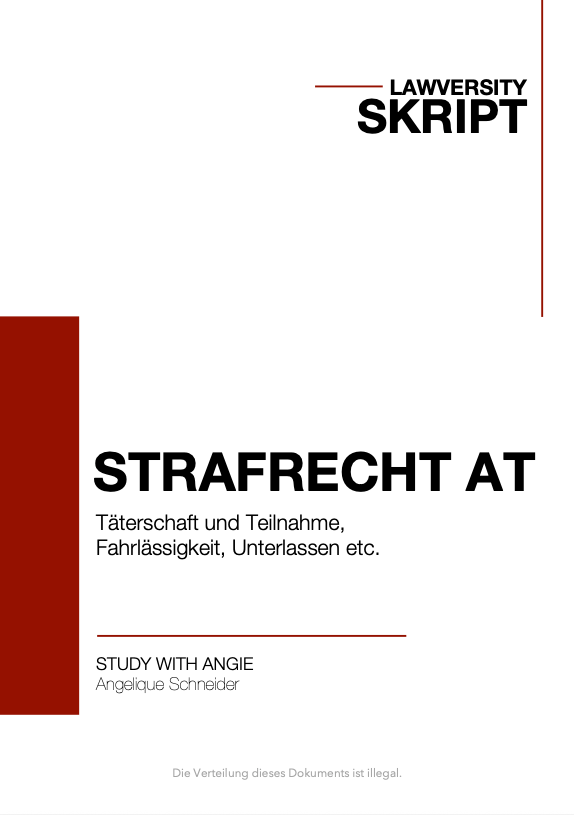 STRAFRECHT AT - SKRIPT