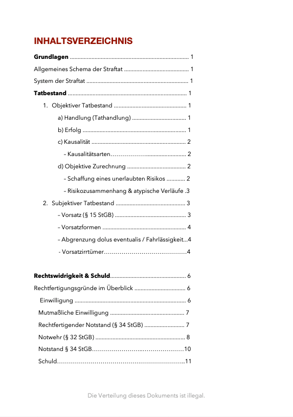 STRAFRECHT AT - SKRIPT - Study law with Angie