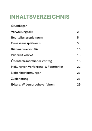 Verwaltungsrecht At - Skript