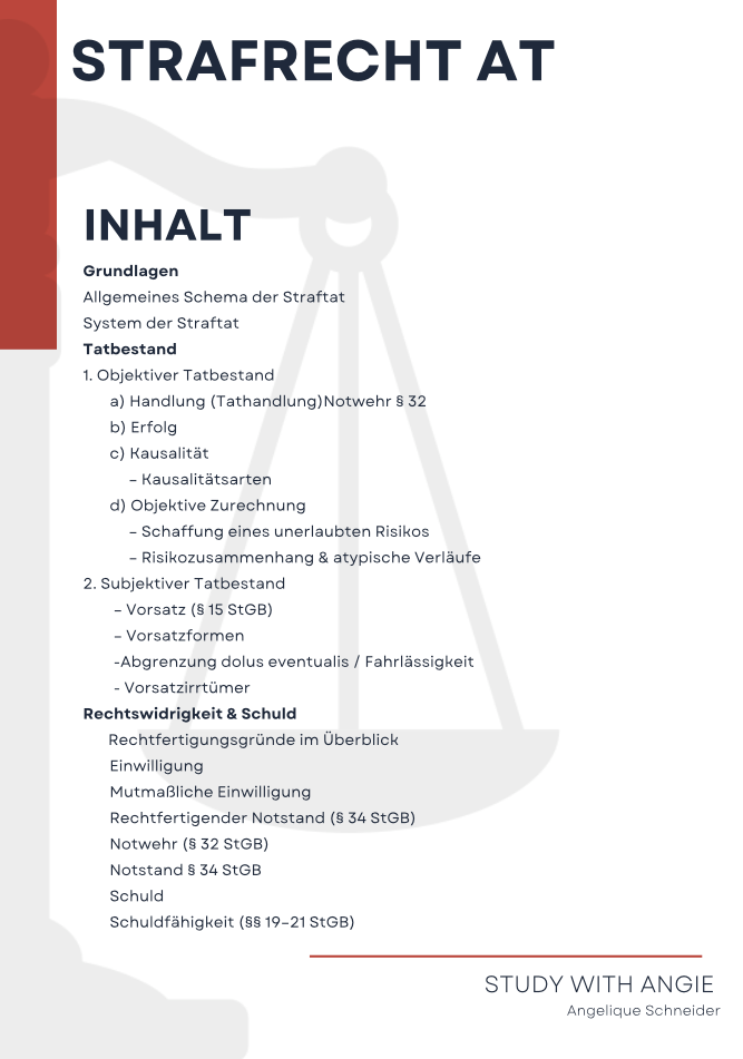 Strafrecht AT - Workbook