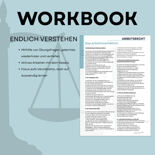 Arbeitsrecht - WORKBOOK