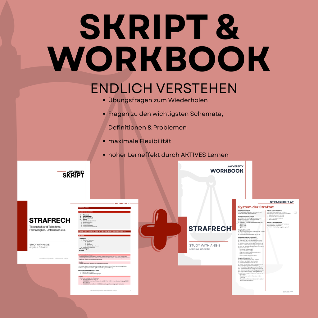 Strafrecht AT - Skript & Workbook