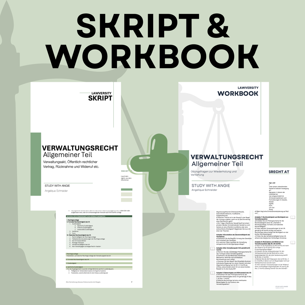 Verwaltungsrecht AT - Skript & Workbook