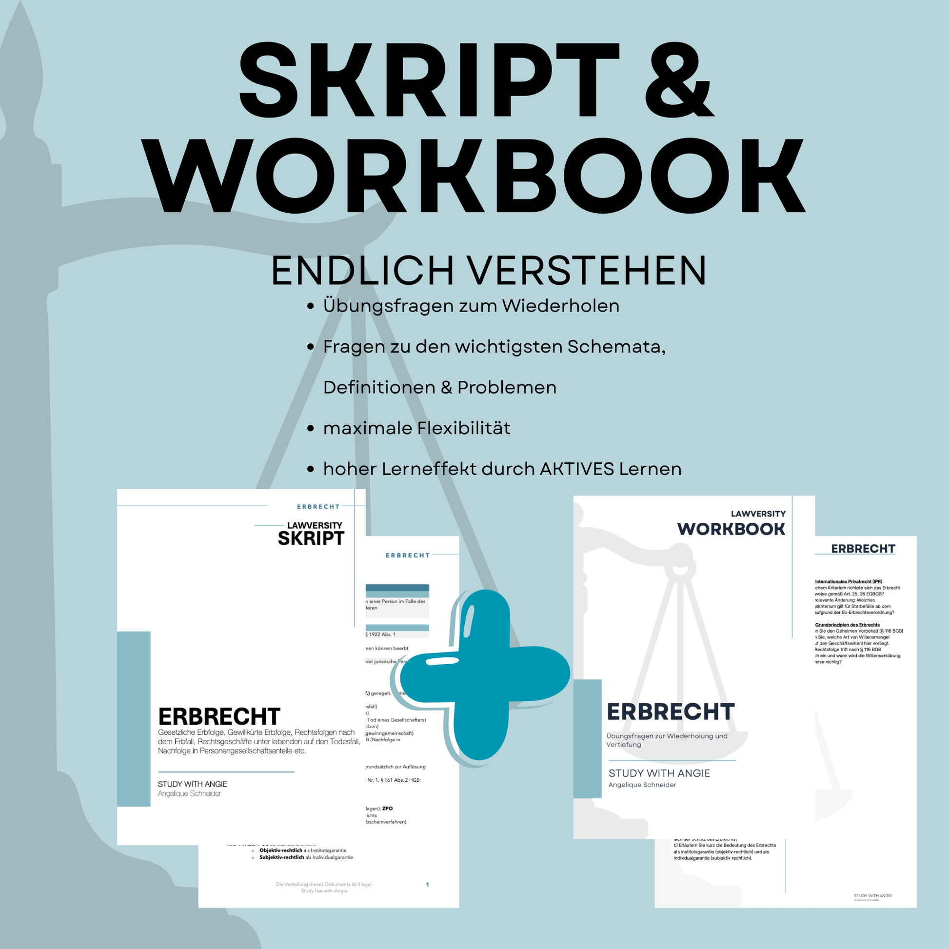 Erbrecht - Skript & Workbook